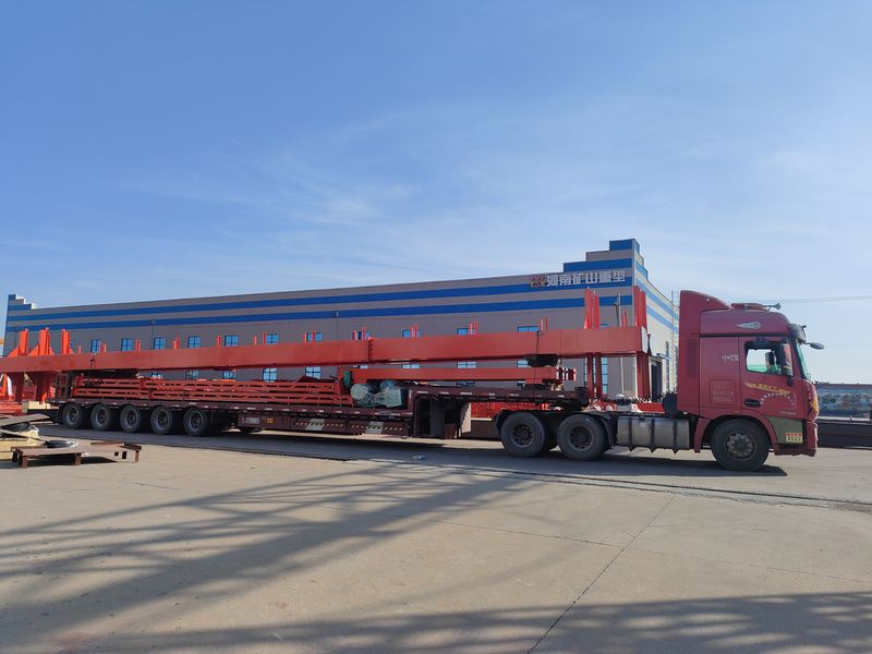 電動葫蘆門式起重機  2臺 MHxh10t—24m 制作完成，發(fā)往湖北交付客戶使用