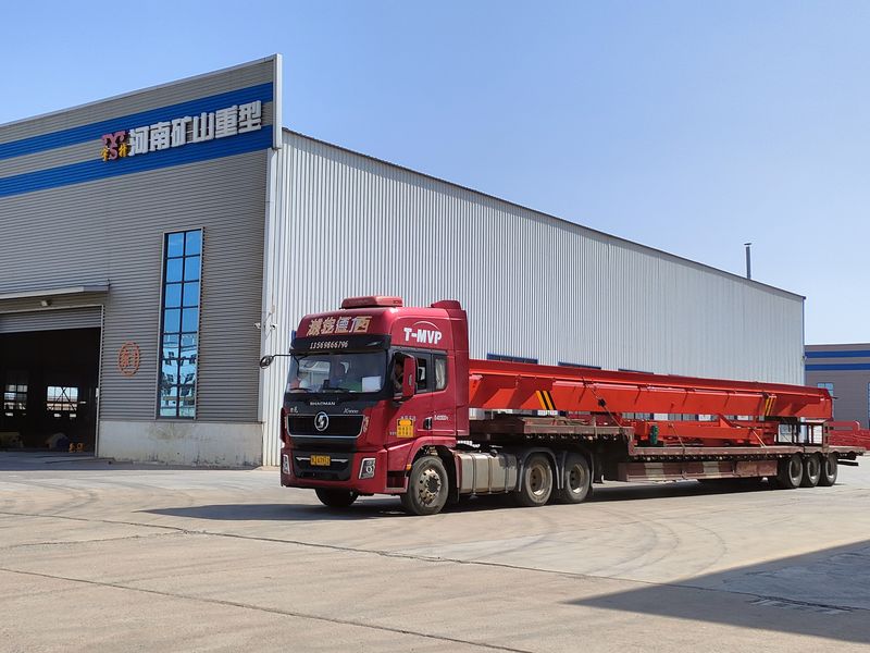 電動葫蘆門式起重機  MHxh10t—14m 外懸3.5/1.5m 制作完成，發(fā)往青海交付客戶使用